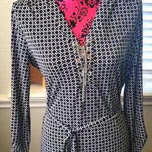 Black and white Micheal kors dress